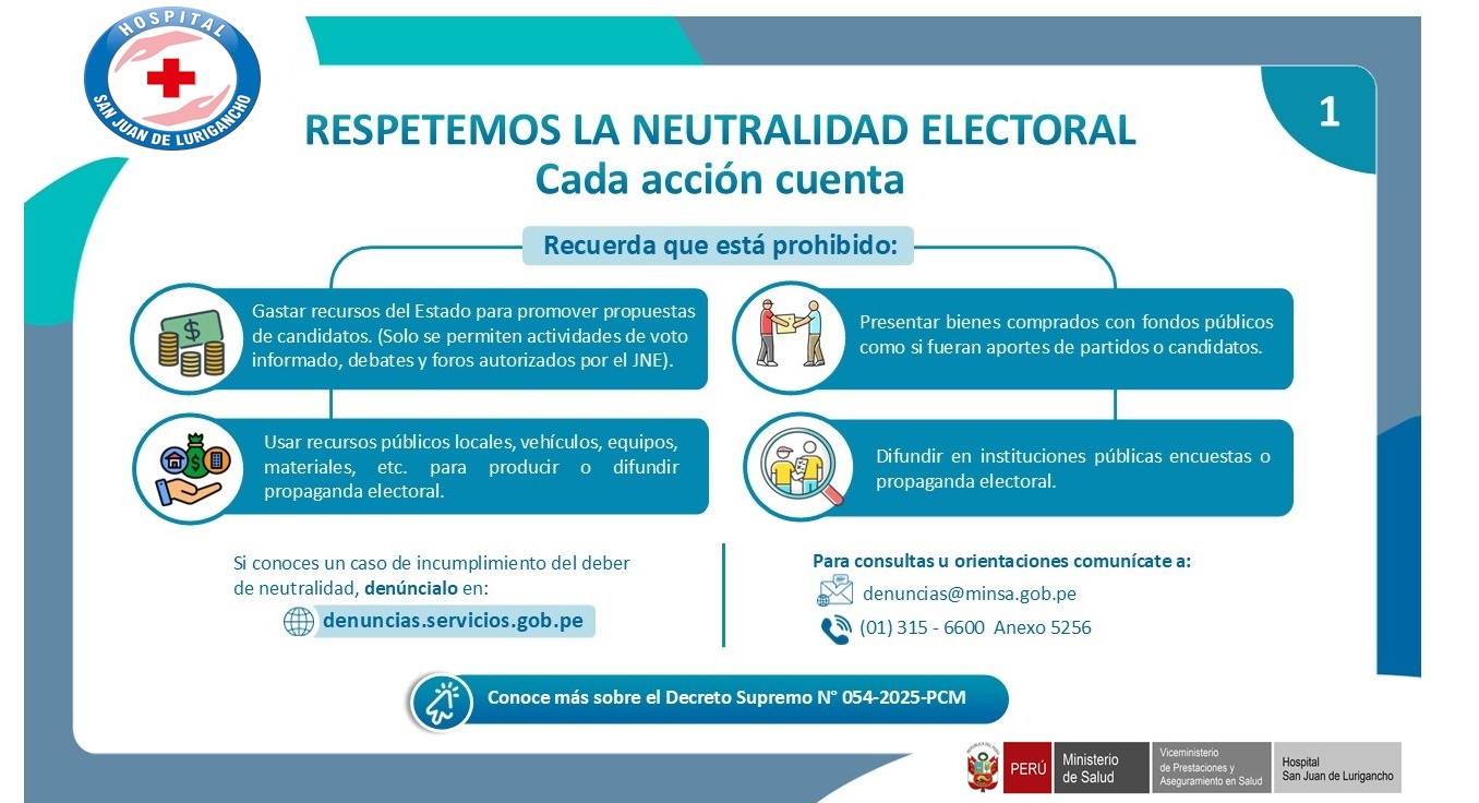 Respetemos la Neutralidad Electoral
