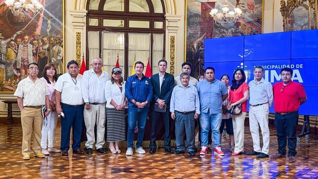 Gremios de transportistas respaldan creación de Guardia Municipal Metropolitana, tras reunión con alcalde de Lima, Renzo Reggiardo