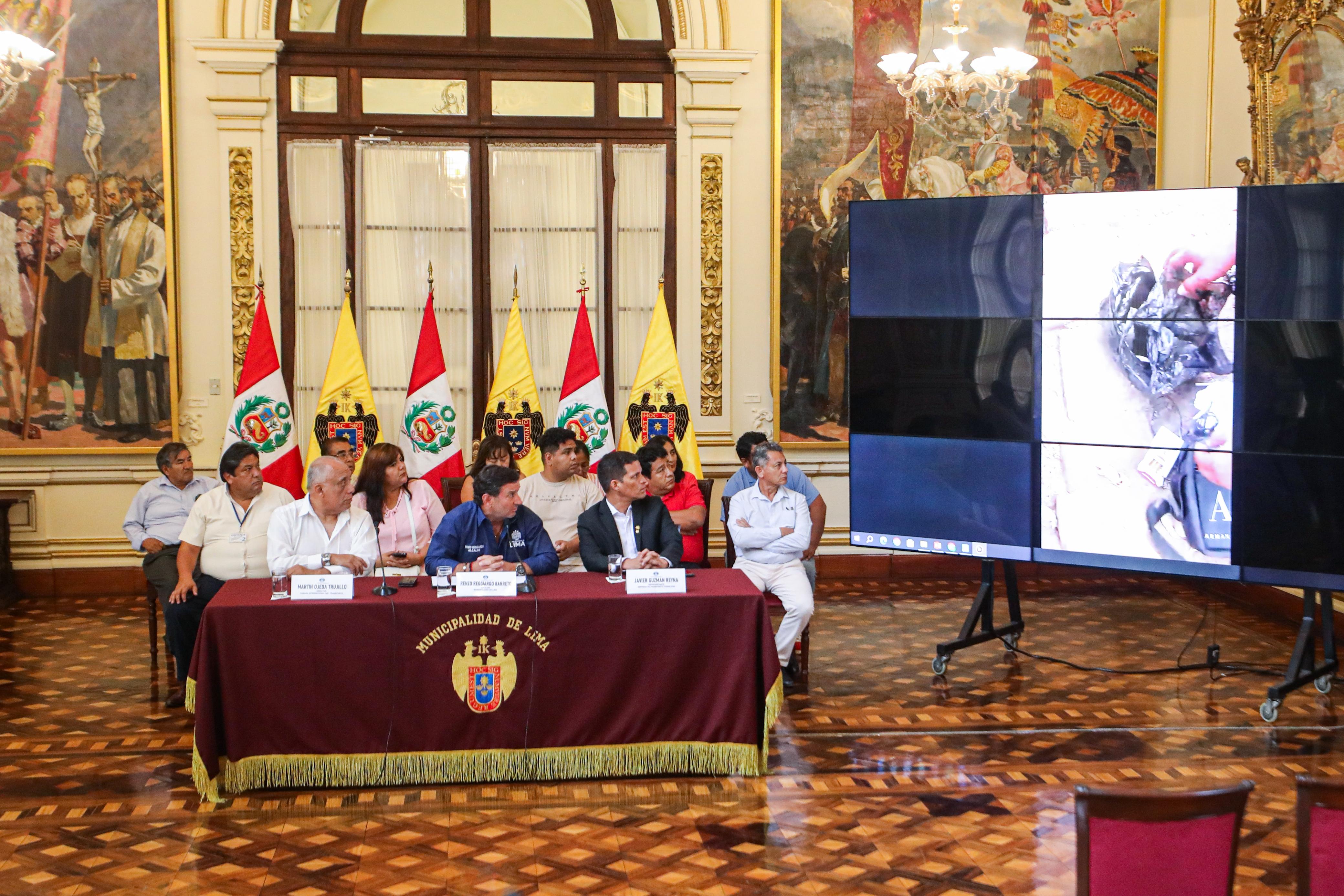 Gremios de transportistas respaldan creación de Guardia Municipal Metropolitana, tras reunión con alcalde de Lima, Renzo Reggiardo