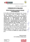 Vista preliminar de documento COMUNICADO N°002-2026_RESULTADOS DE EVALUACION DE CONOCIMIENTOS-PUERTO INCA