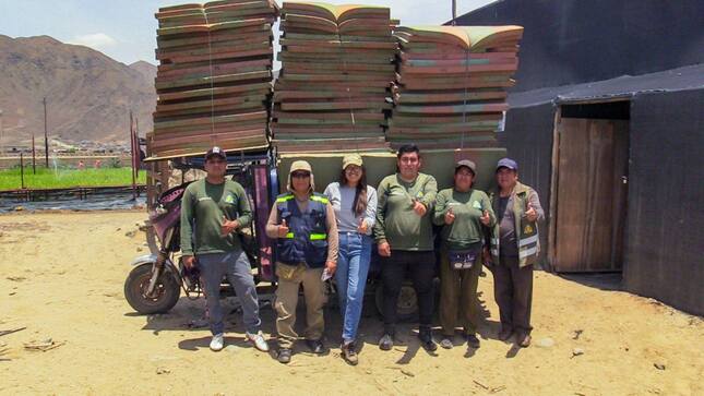 Recibimos materiales reciclables 