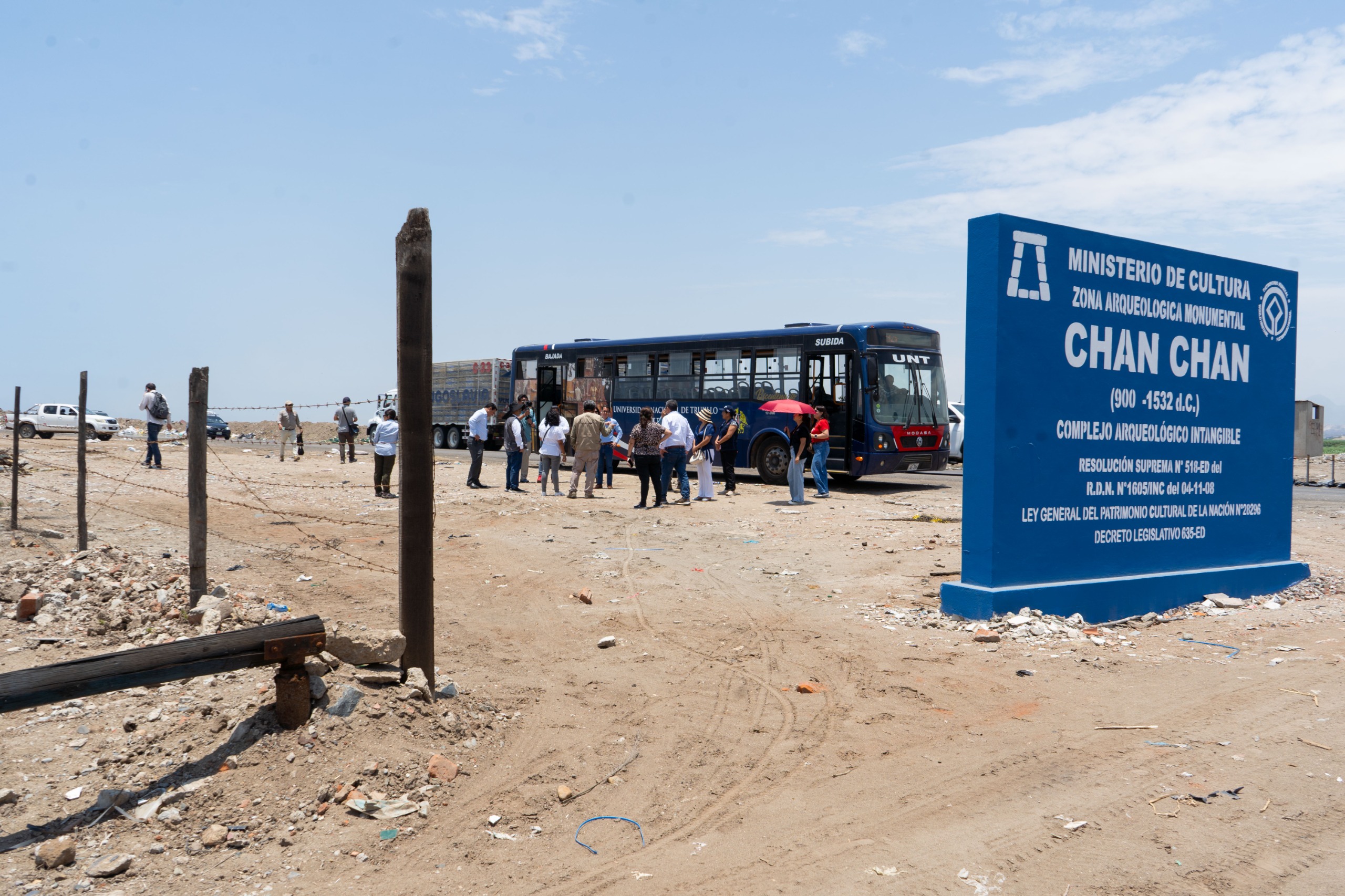 Ministerio de Cultura fortalece acciones multisectoriales para reforzar la protección del Complejo Arqueológico Chan Chan