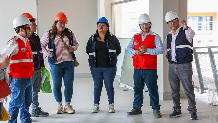 Obras de la IE 0142 Mártir Daniel Alcides Carrión presentan un importante avance