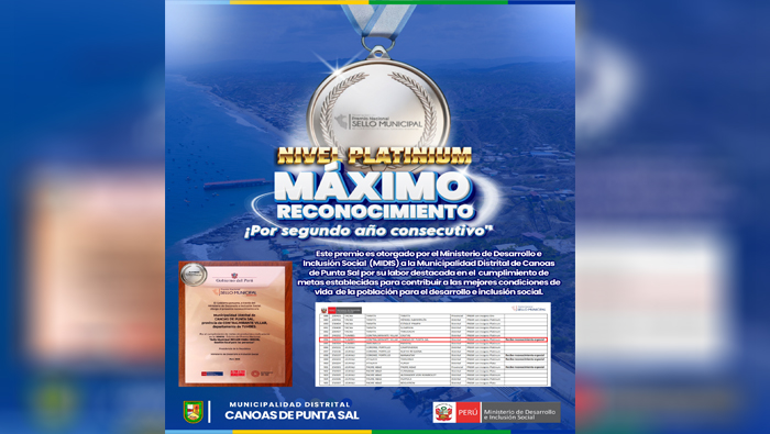 Foto, Insignia Platinum para Canoas de Punta Sal