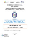 Vista preliminar de documento 11. Plan de Capacitación Presupuestal de Control y Prevención en Salud Mental 2026