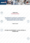 Vista preliminar de documento DI-072-OILCC/002 “Tratamiento de regalos, atenciones y/o beneficios similares ofrecidos a los servidores públicos del RENIEC”, primera versión.