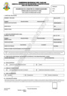 Vista preliminar de documento Formulario de solicitud n.º 14105, con carácter de declaración jurada,