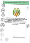 Vista preliminar de documento DIRECTIVA PARA LA CONTRATACIÓN DE PERSONAL QUE PRESTE SERVICIOS DE CARÁCTER TEMPORAL CON CARGO A INVERSIONES Y ACTIVIDADES DE MANTENIMIENTO - Parte I