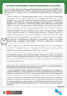 Vista preliminar de documento Acta de Compromiso de Integridad Institucional
