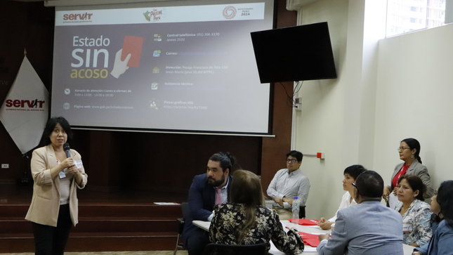 SERVIR organiza simposio para fortalecer la prevención del hostigamiento sexual laboral en el Estado