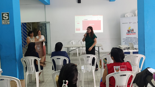 Fiscalía contra la Trata de Personas participa en curso para combatir delitos de trata en Lima Norte