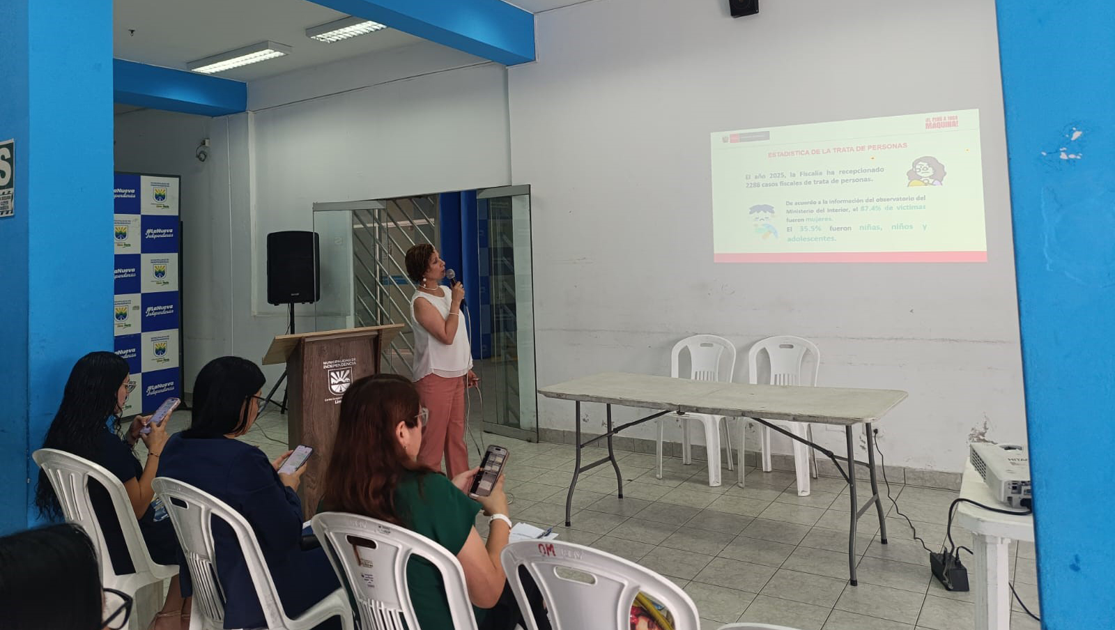 Fiscalía contra la Trata de Personas participa en curso para combatir delitos de trata en Lima Norte