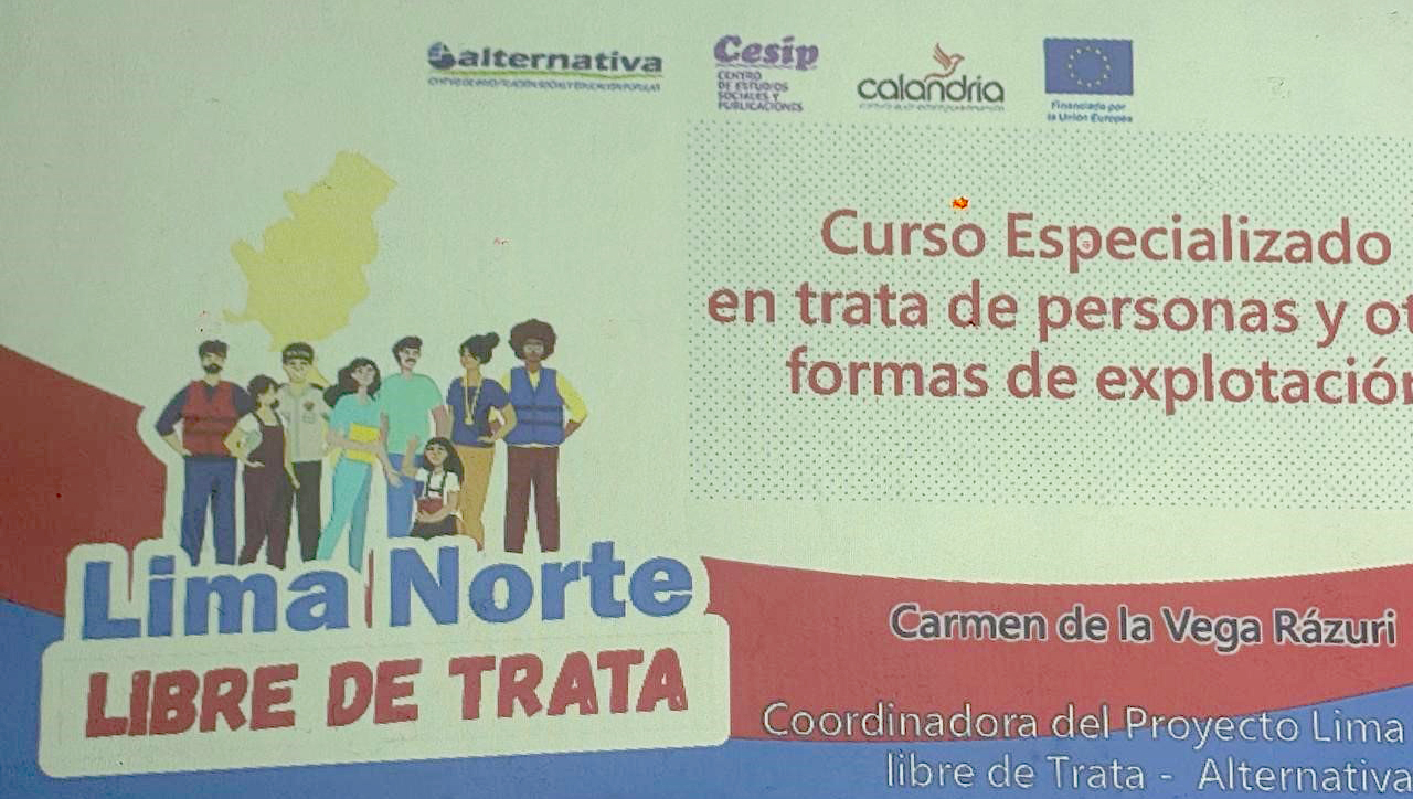 Fiscalía contra la Trata de Personas participa en curso para combatir delitos de trata en Lima Norte