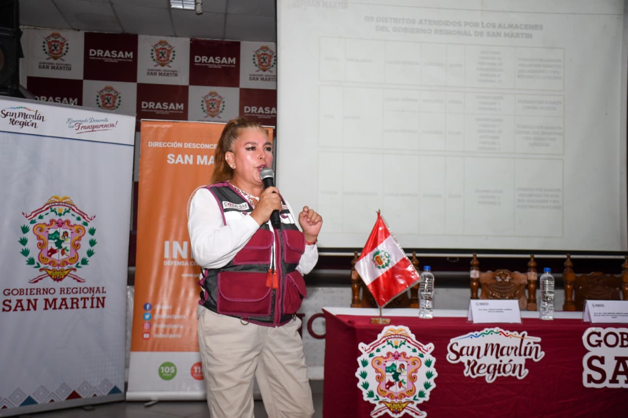 Goresam activa respuesta regional ante lluvias intensas y fortalece acciones con INDECI y CENEPRED