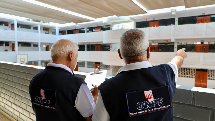 ONPE verificó el estado de más de 10,000 locales de votación
