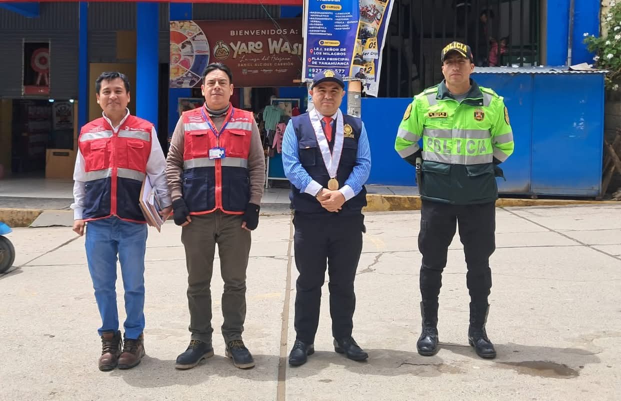 Fiscalía de Familia de Pasco efectúa acciones preventivas contra el trabajo infantil en Yanahuanca.