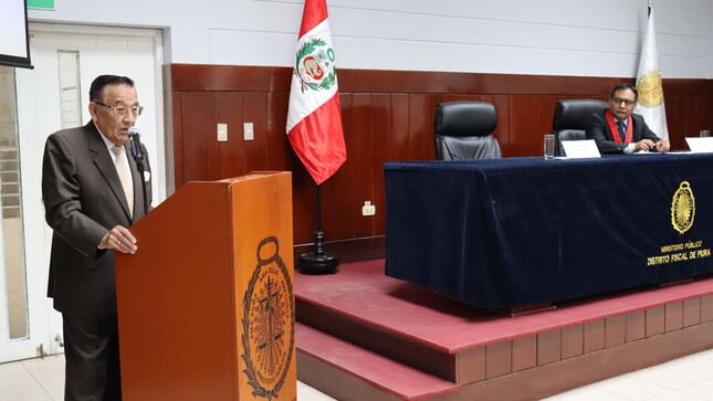 Distrito Fiscal de Piura realiza conferencia magistral sobre las implicancias jurídicas del sistema bicameral en el Perú.
