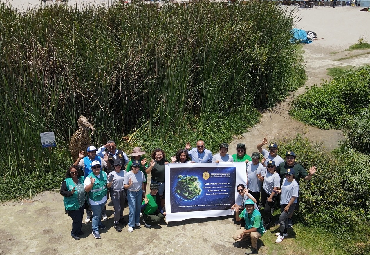 FEMA lidera recuperación y limpieza de humedal en la Costa Verde de Barranco