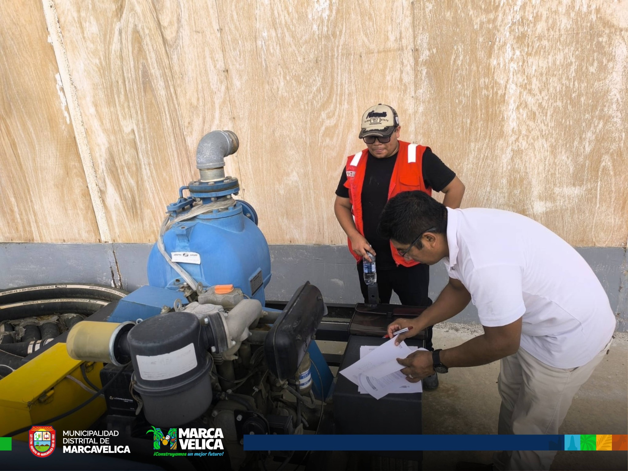 pnsr adscrito al ministerio de vivienda entrega motobomba de 6” para atender emergencia por intensas lluvias en el distrito