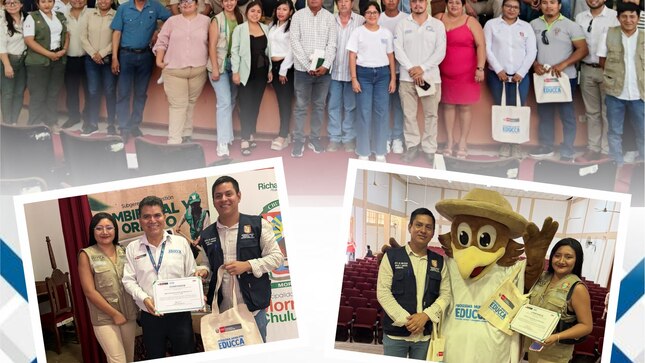 Minam reconoce a la Municipalidad Distrital de Marcavelica por liderar la educación ambiental en el distrito