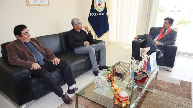 Corte de Piura y Colegio de Abogados continuarán trabajando para mejorar el servicio de justicia