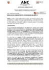 Vista preliminar de documento RESOLUCION ADMINISTRATIVA