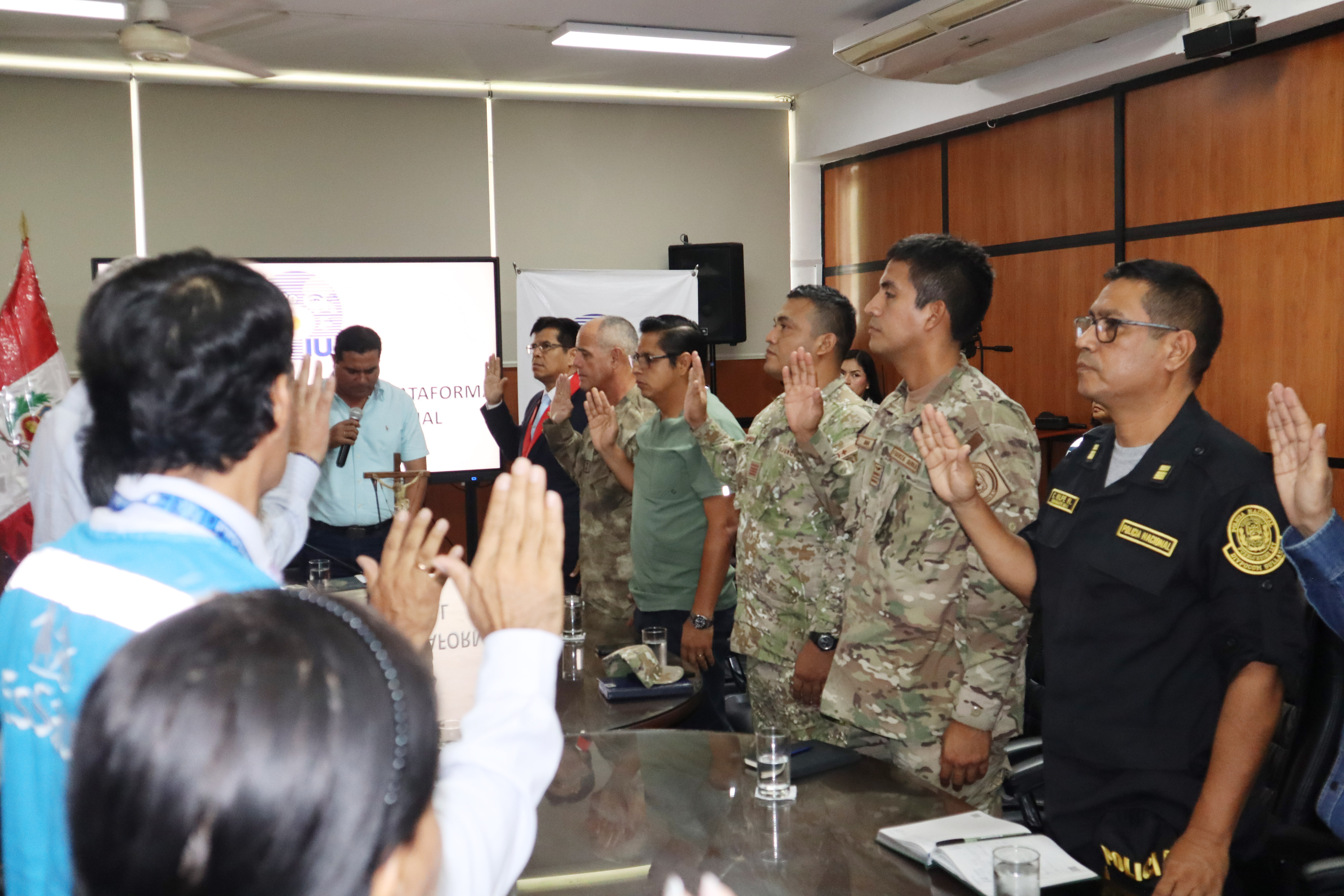 Presidente de la Corte Superior de Justicia de Piura participó en instalación de la Plataforma de Defensa Civil Regional 2026