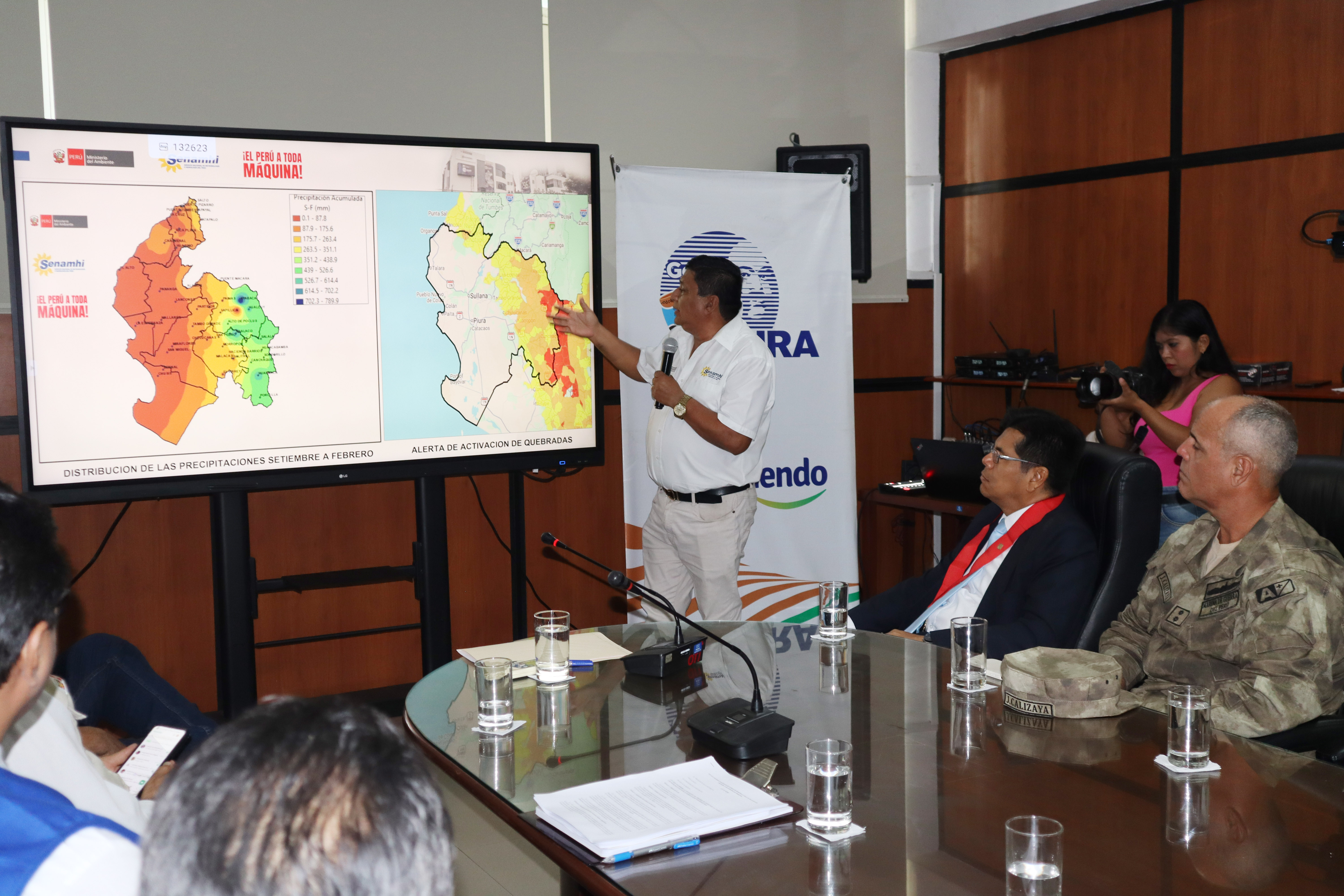 Presidente de la Corte Superior de Justicia de Piura participó en instalación de la Plataforma de Defensa Civil Regional 2026