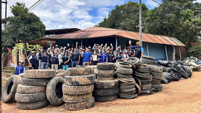 Ucayali: eliminan 13 toneladas de potenciales criaderos del zancudo que transmiten el dengue en el distrito de Yarinacocha