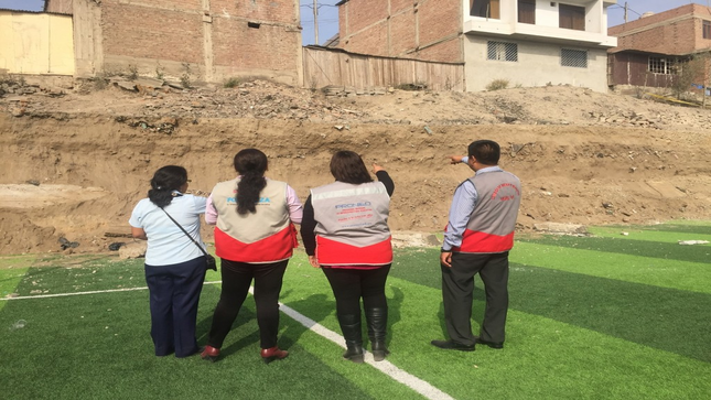 PRONIED evalúa causas del derrumbe del cerco perimétrico.