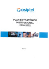 Vista preliminar de documento Plan Estratégico Institucional 2018-2022