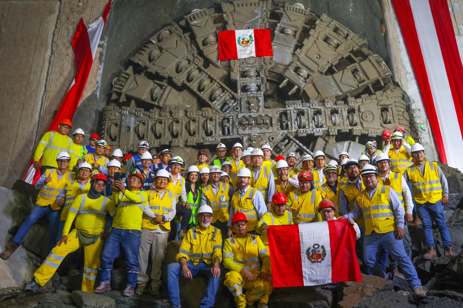 La maquinaria ha construido más de 13 kilómetros de túnel del primer metro subterráneo del Perú y solo resta llegar a la Estación E-04: “Insurgentes” en el Callao.