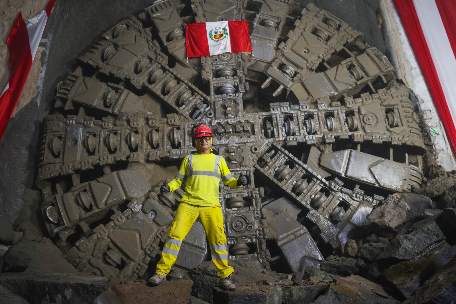 La maquinaria ha construido más de 13 kilómetros de túnel del primer metro subterráneo del Perú y solo resta llegar a la Estación E-04: “Insurgentes” en el Callao.