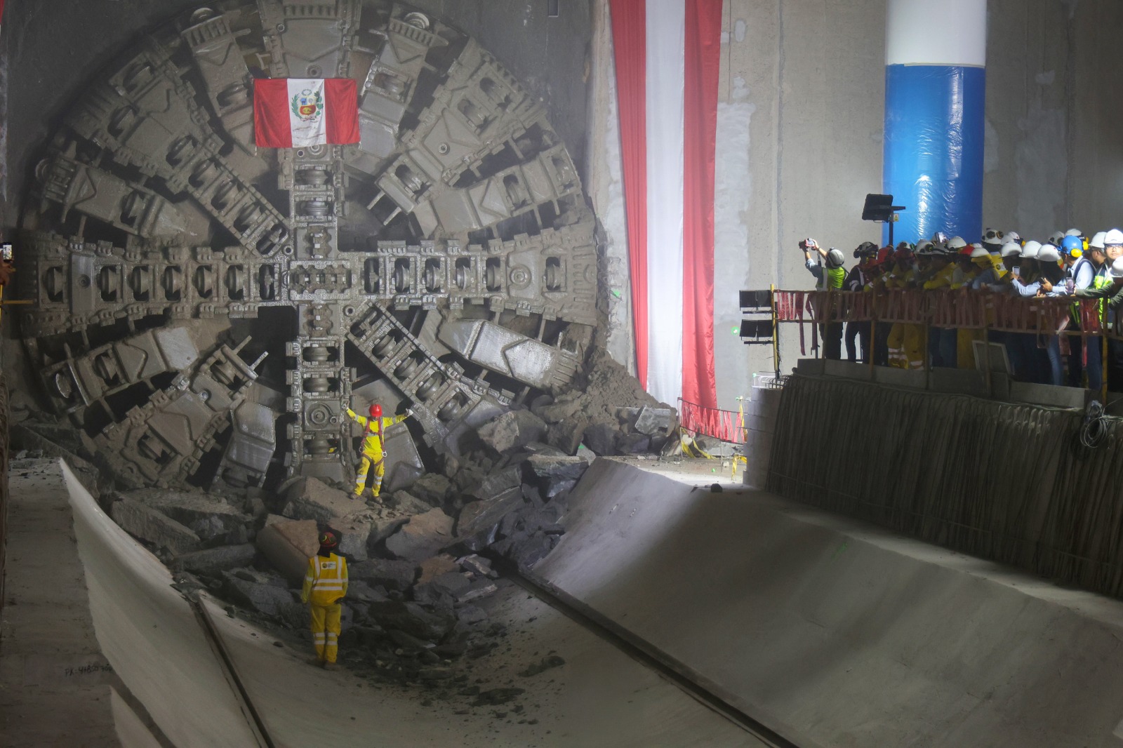 La maquinaria ha construido más de 13 kilómetros de túnel del primer metro subterráneo del Perú y solo resta llegar a la Estación E-04: “Insurgentes” en el Callao.