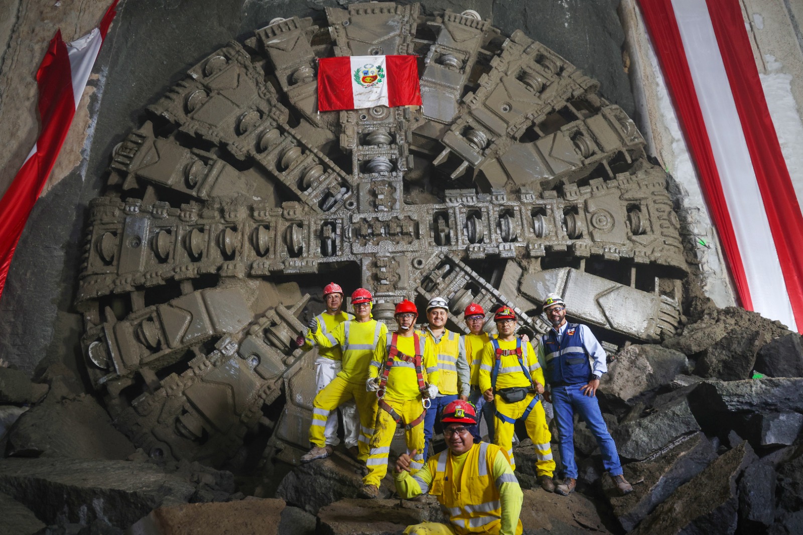 La maquinaria ha construido más de 13 kilómetros de túnel del primer metro subterráneo del Perú y solo resta llegar a la Estación E-04: “Insurgentes” en el Callao.